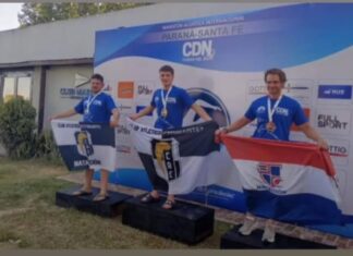 Podio del CAE en la Santa Fe – Paraná